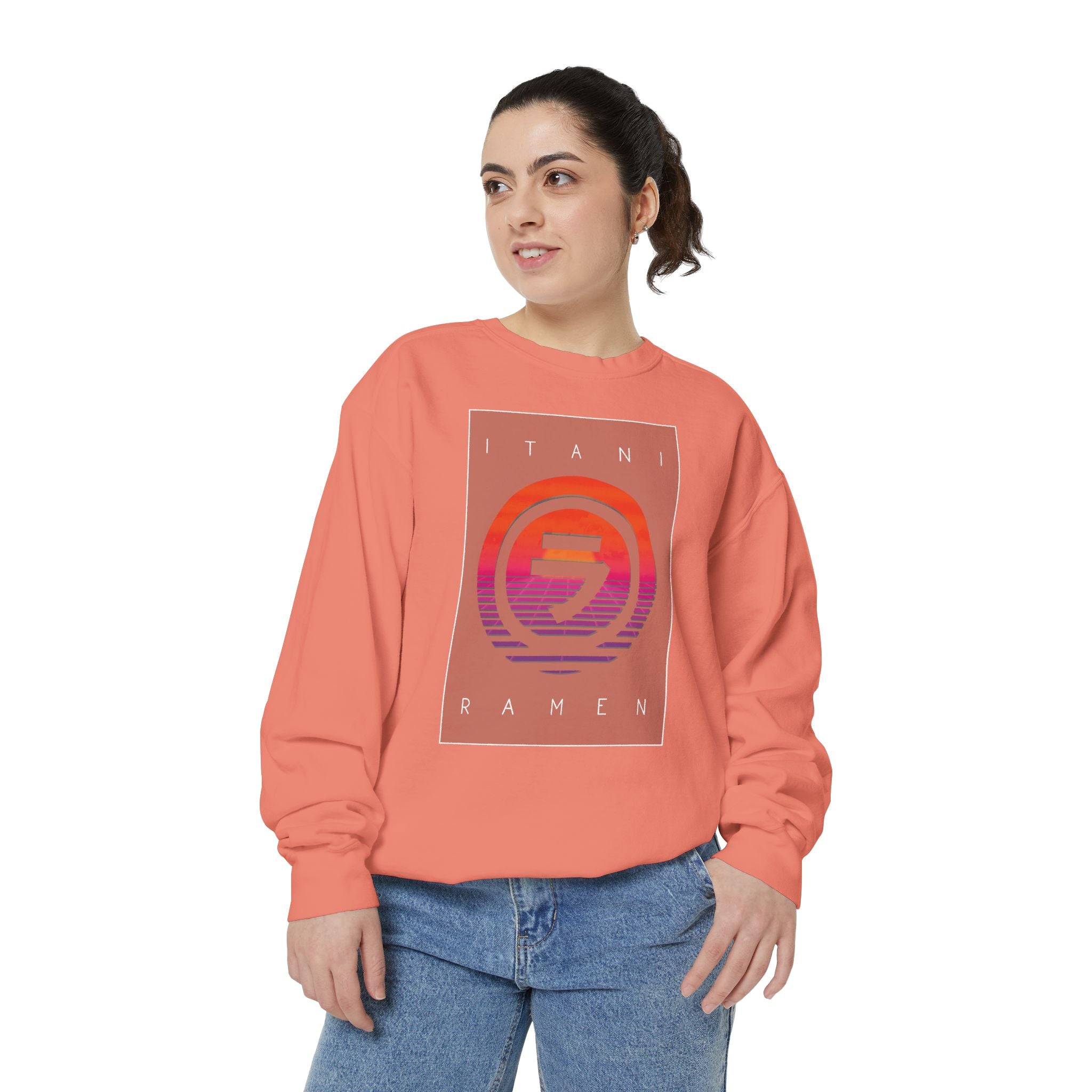 Sunset.wav Itani Ramen Crewneck Sweatshirt