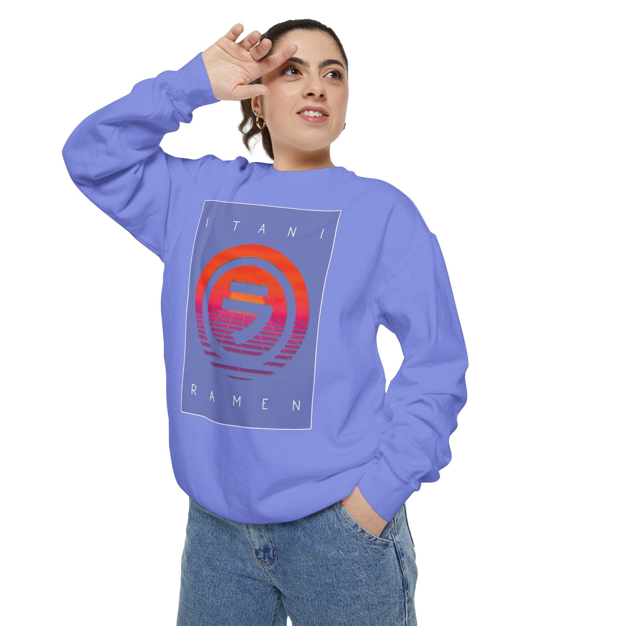 Sunset.wav Itani Ramen Crewneck Sweatshirt