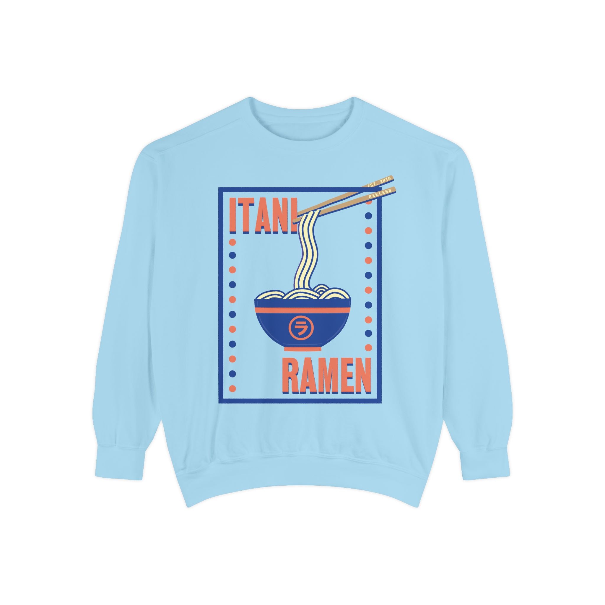Retro Ramen Bowl Itani Ramen Crewneck Sweatshirt