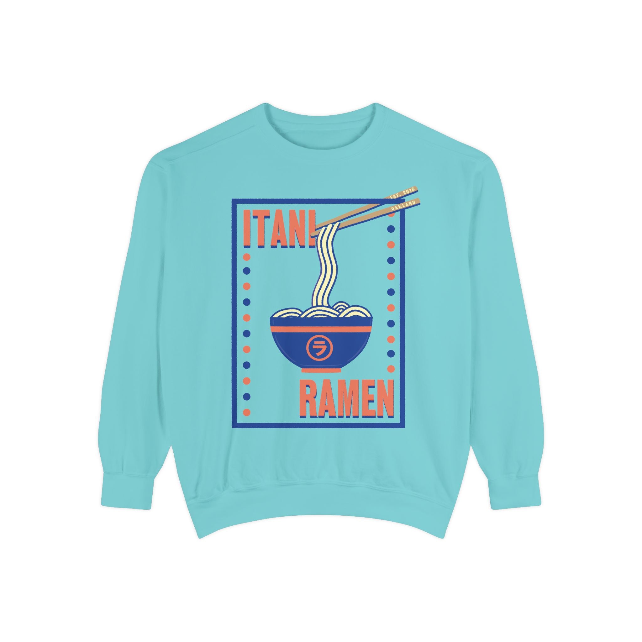 Retro Ramen Bowl Itani Ramen Crewneck Sweatshirt