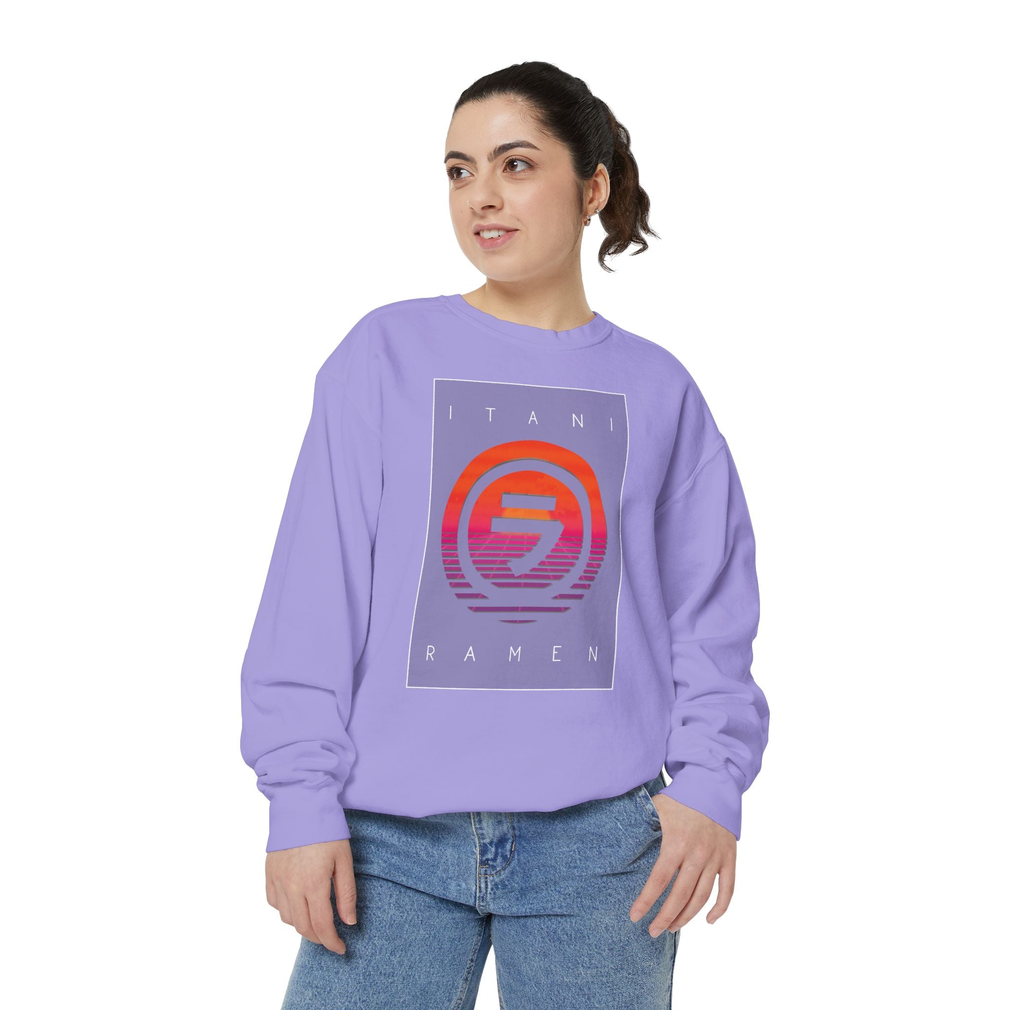 Sunset.wav Itani Ramen Crewneck Sweatshirt
