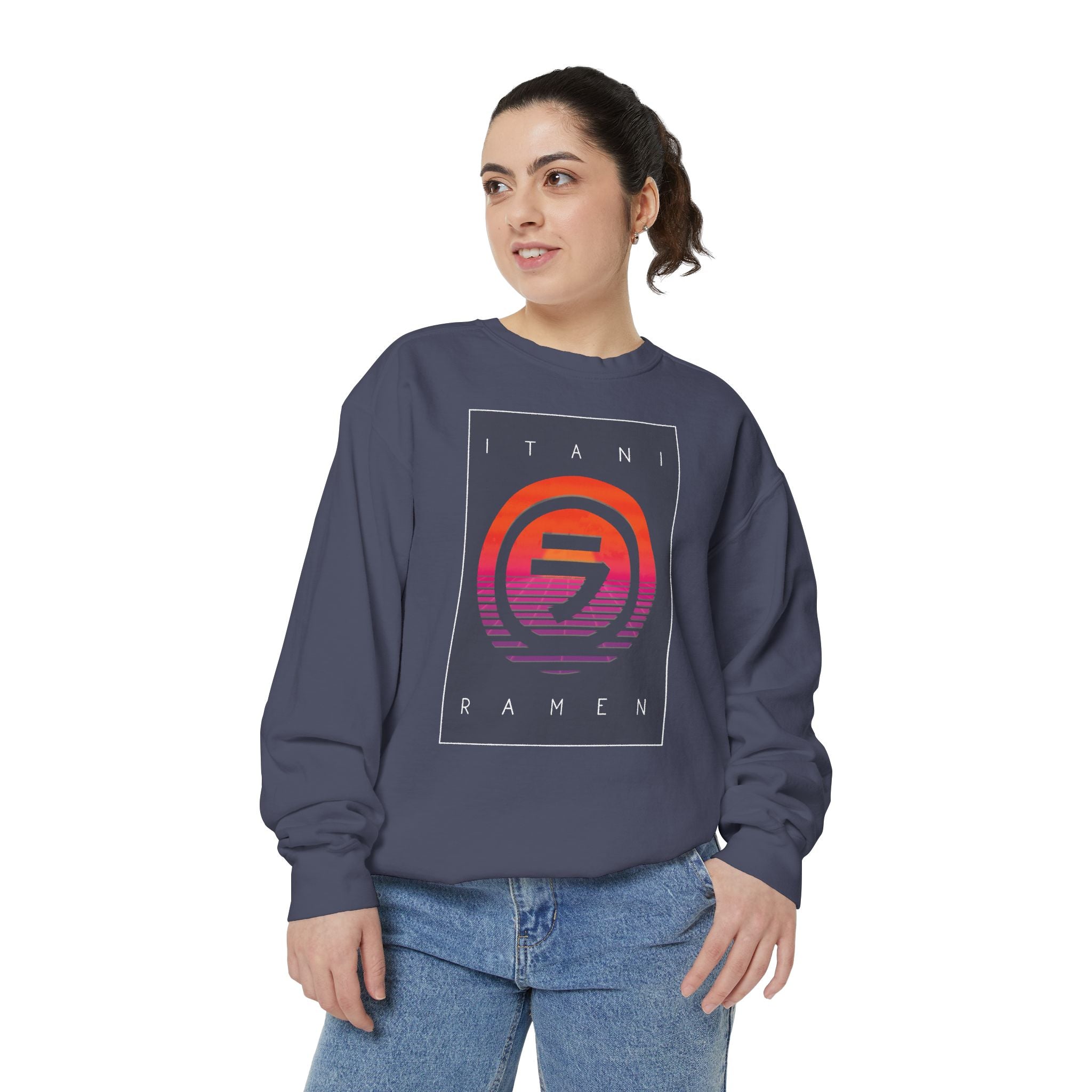 Sunset.wav Itani Ramen Crewneck Sweatshirt