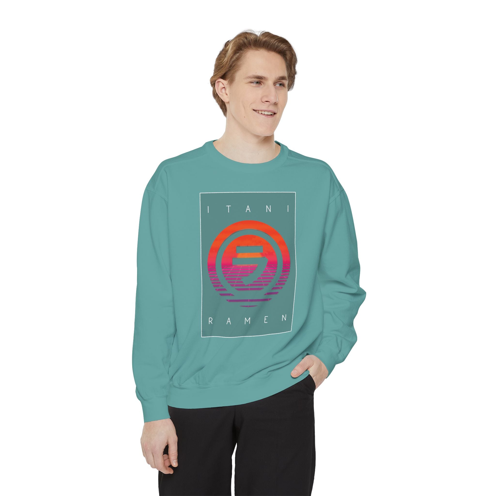 Sunset.wav Itani Ramen Crewneck Sweatshirt