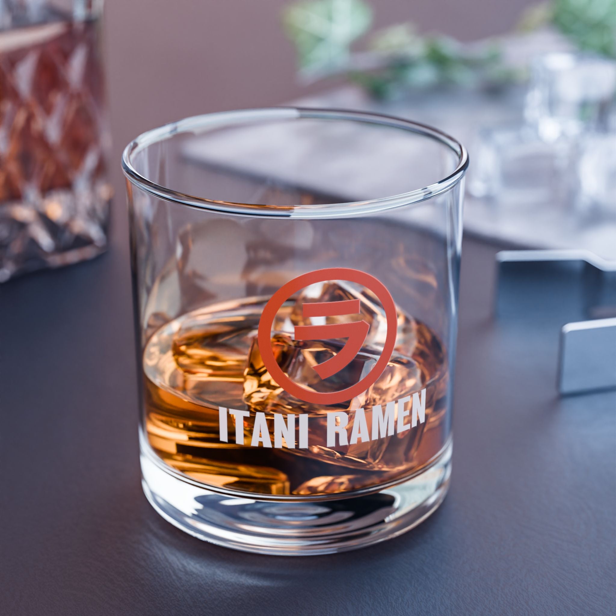 Classic Logo Itani Ramen 10oz Rocks Glass