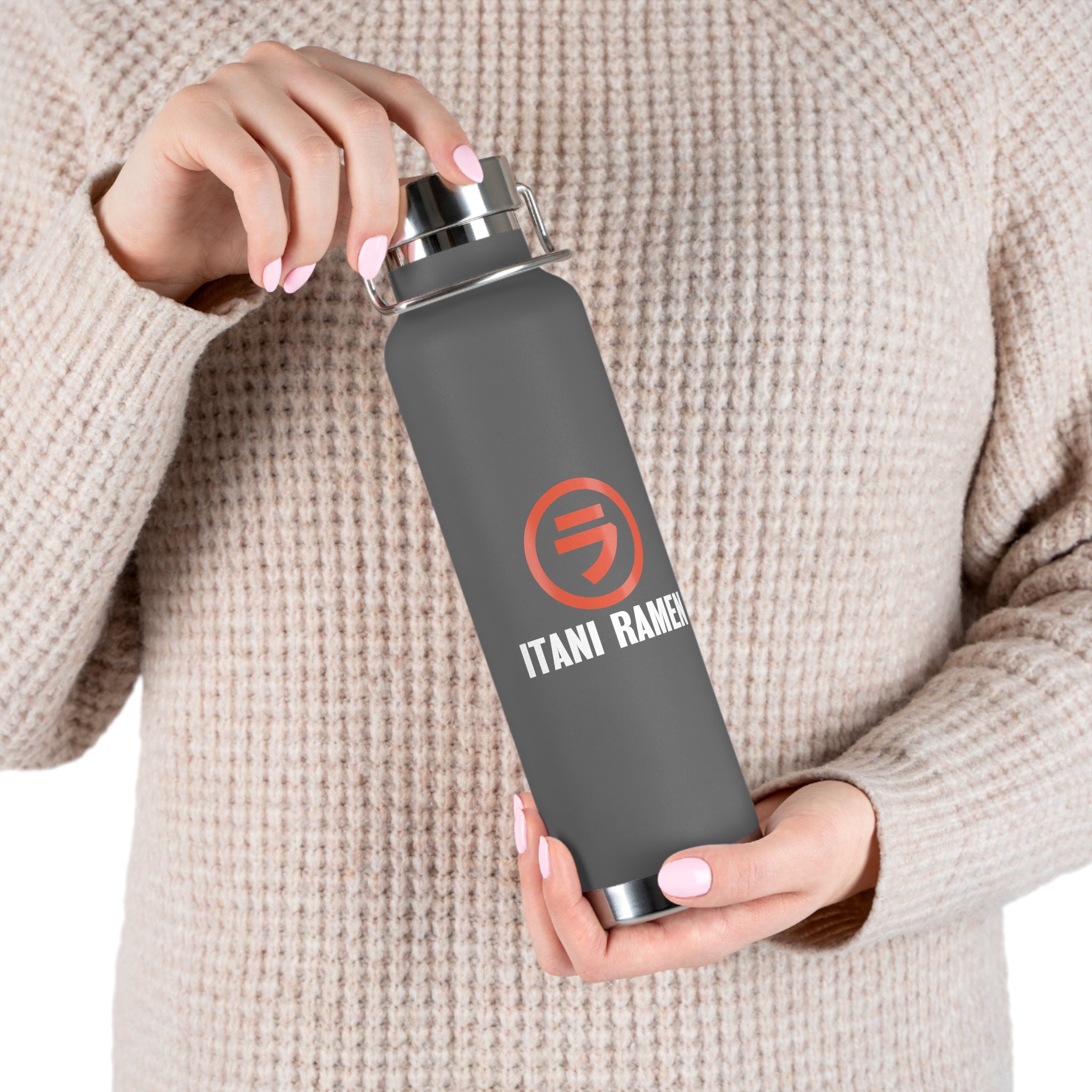 Itani Ramen Classic Logo Stainless 22oz Insulated Bottle