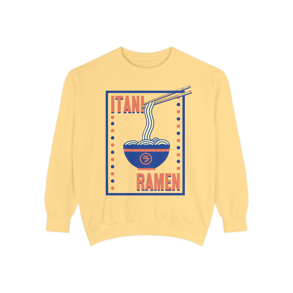 Retro Ramen Bowl Itani Ramen Crewneck Sweatshirt