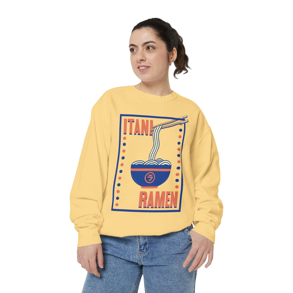 Retro Ramen Bowl Itani Ramen Crewneck Sweatshirt