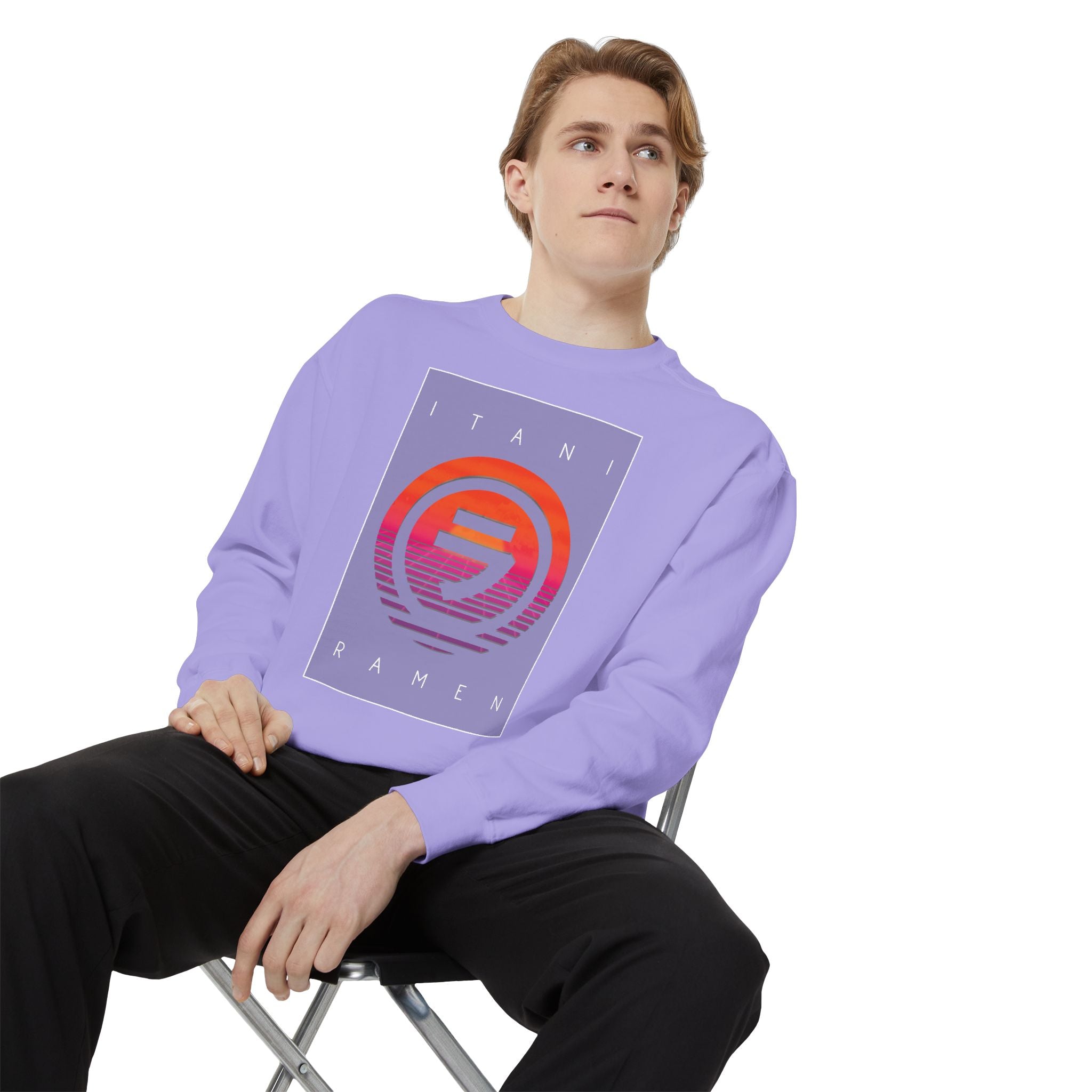 Sunset.wav Itani Ramen Crewneck Sweatshirt