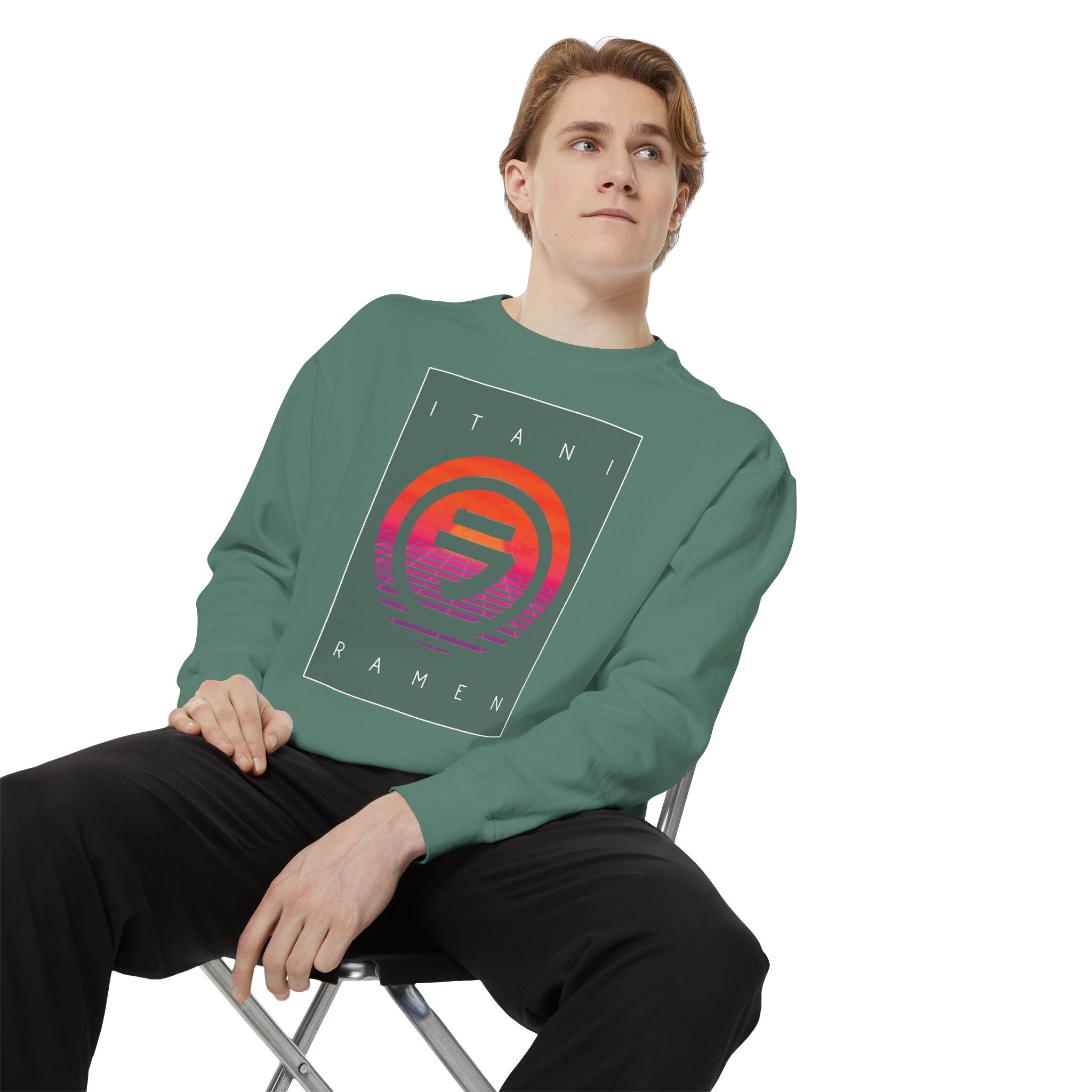 Sunset.wav Itani Ramen Crewneck Sweatshirt