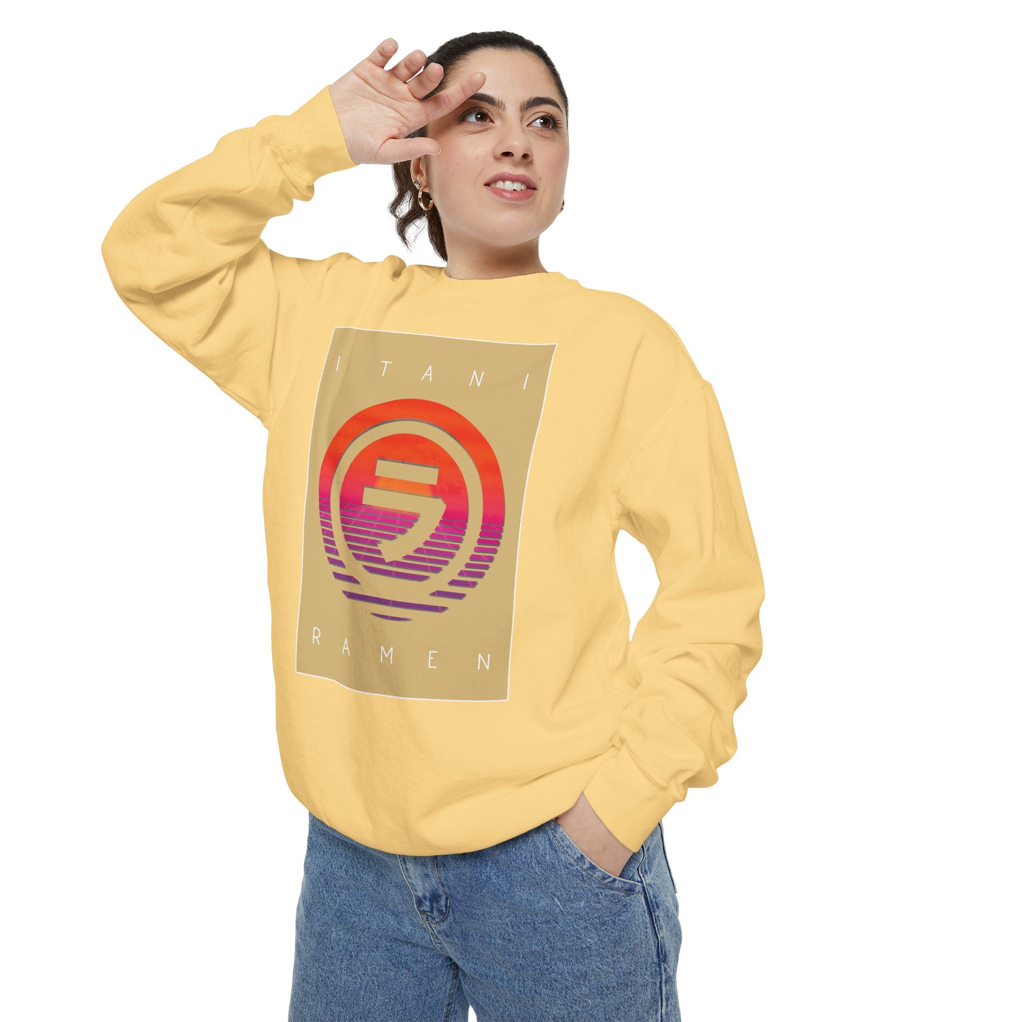 Sunset.wav Itani Ramen Crewneck Sweatshirt