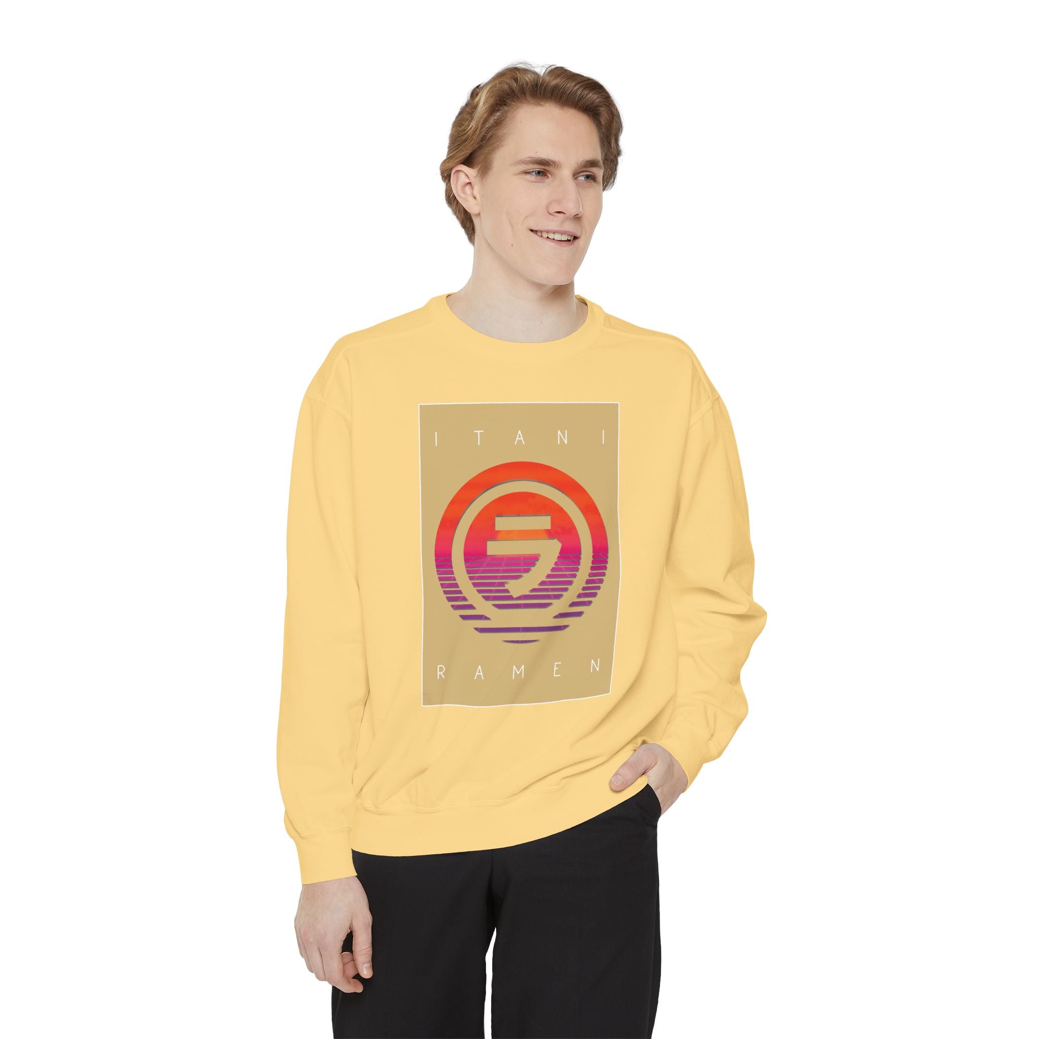 Sunset.wav Itani Ramen Crewneck Sweatshirt