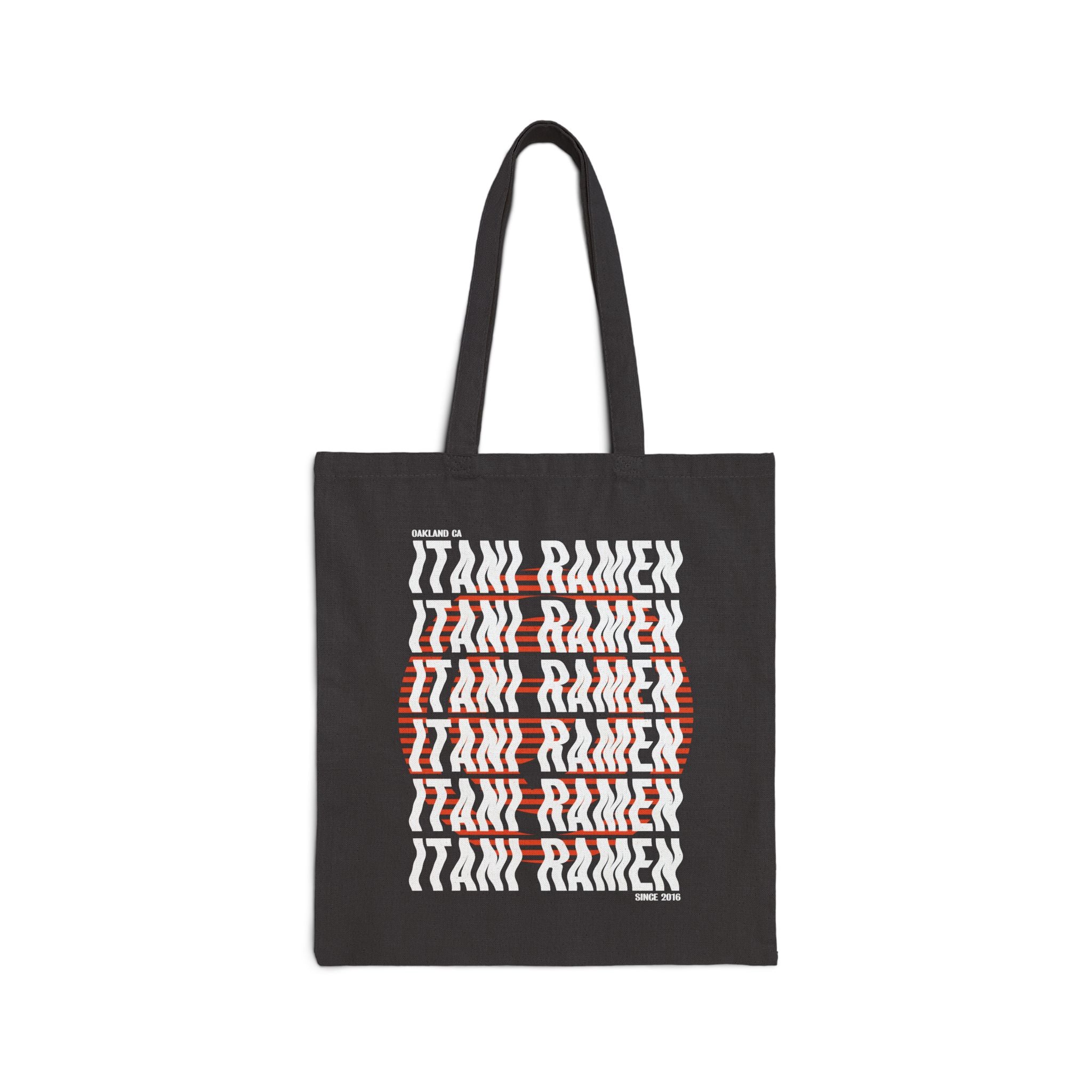 Wavy Daze Itani Ramen Cotton Canvas Tote Bag