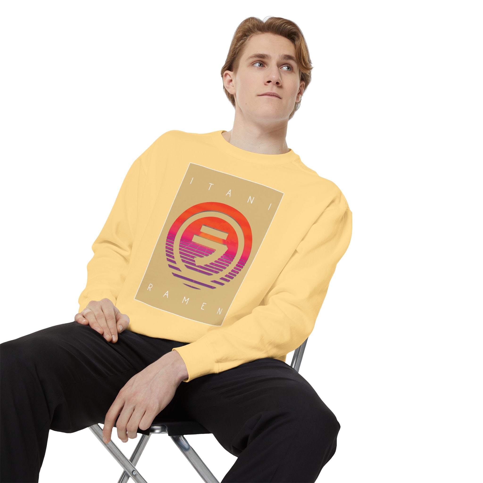 Sunset.wav Itani Ramen Crewneck Sweatshirt