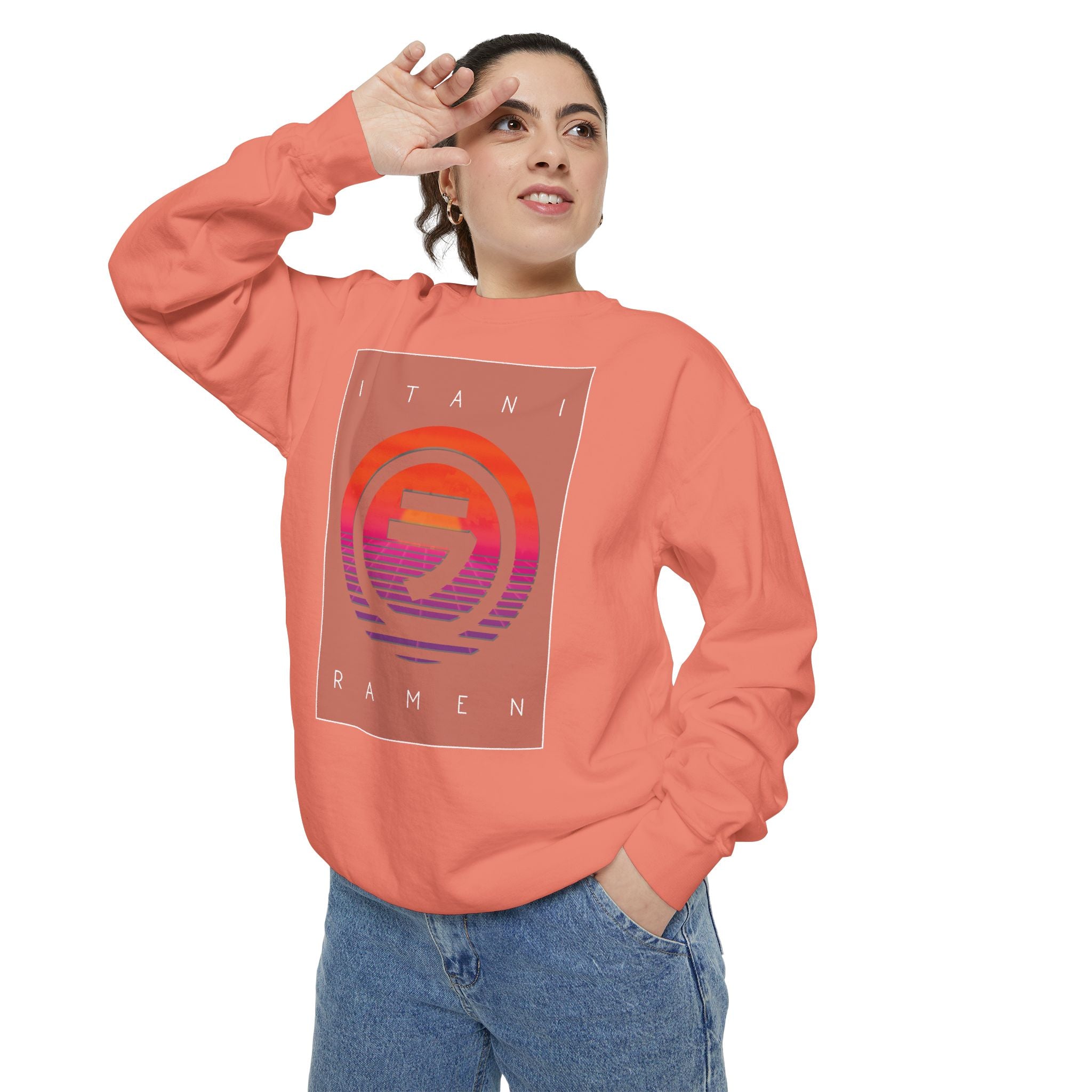 Sunset.wav Itani Ramen Crewneck Sweatshirt