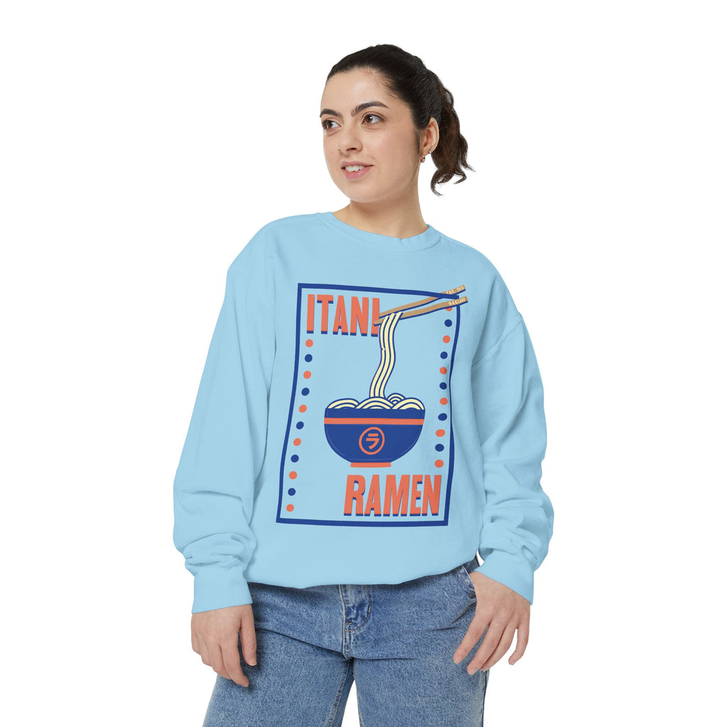 Retro Ramen Bowl Itani Ramen Crewneck Sweatshirt