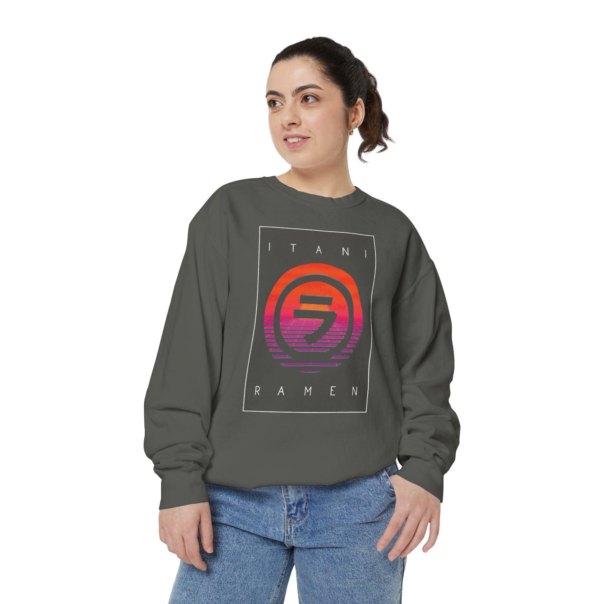 Sunset.wav Itani Ramen Crewneck Sweatshirt