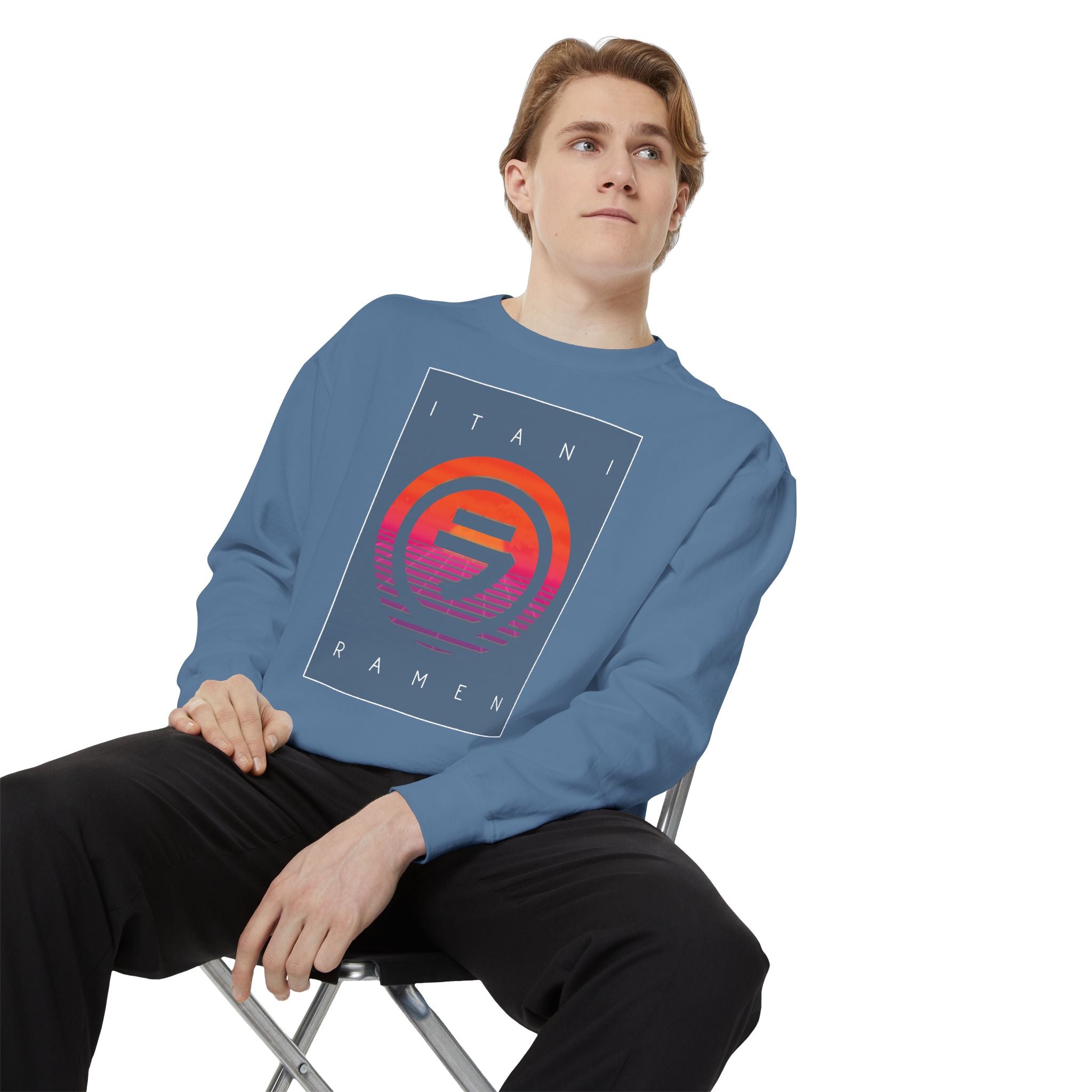 Sunset.wav Itani Ramen Crewneck Sweatshirt