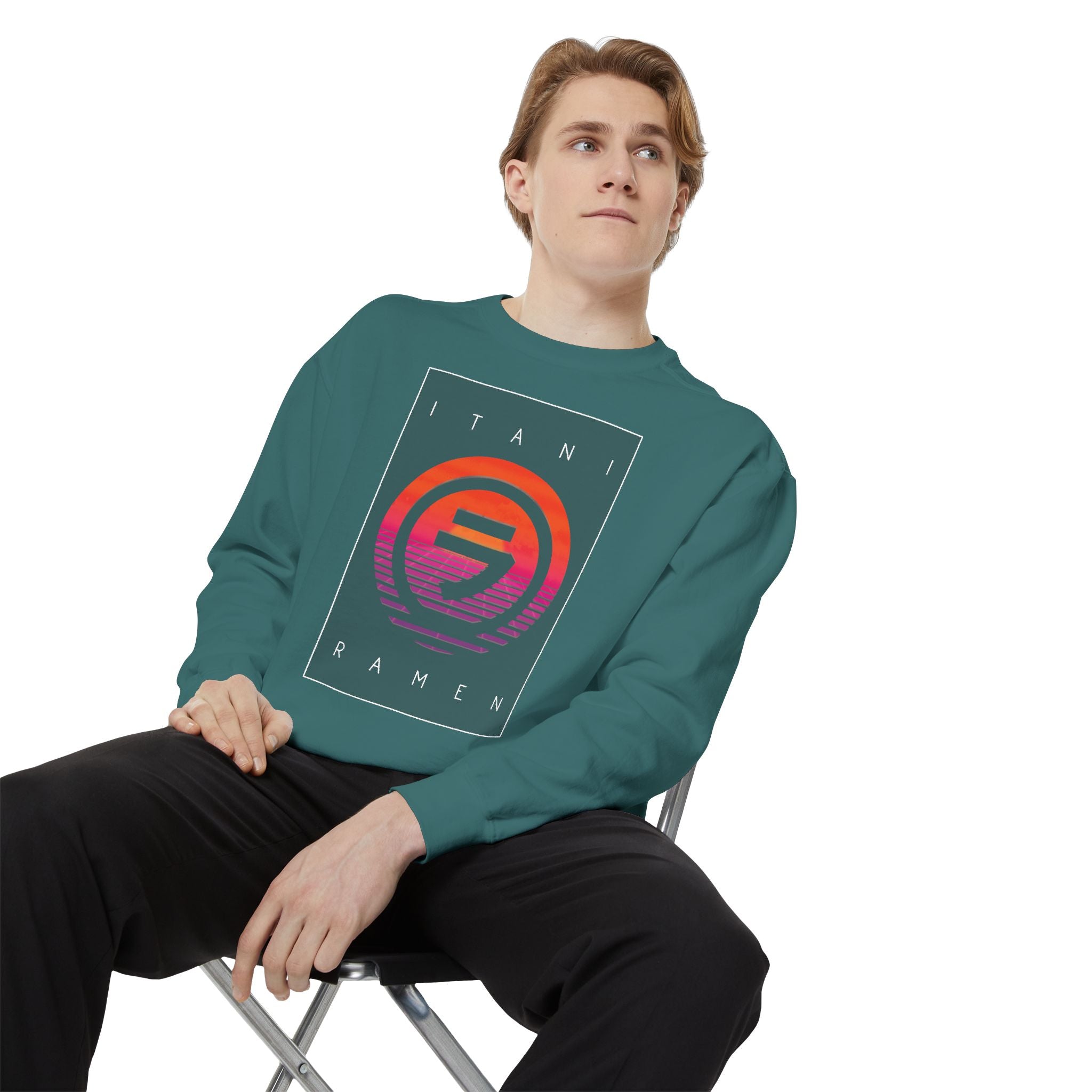 Sunset.wav Itani Ramen Crewneck Sweatshirt