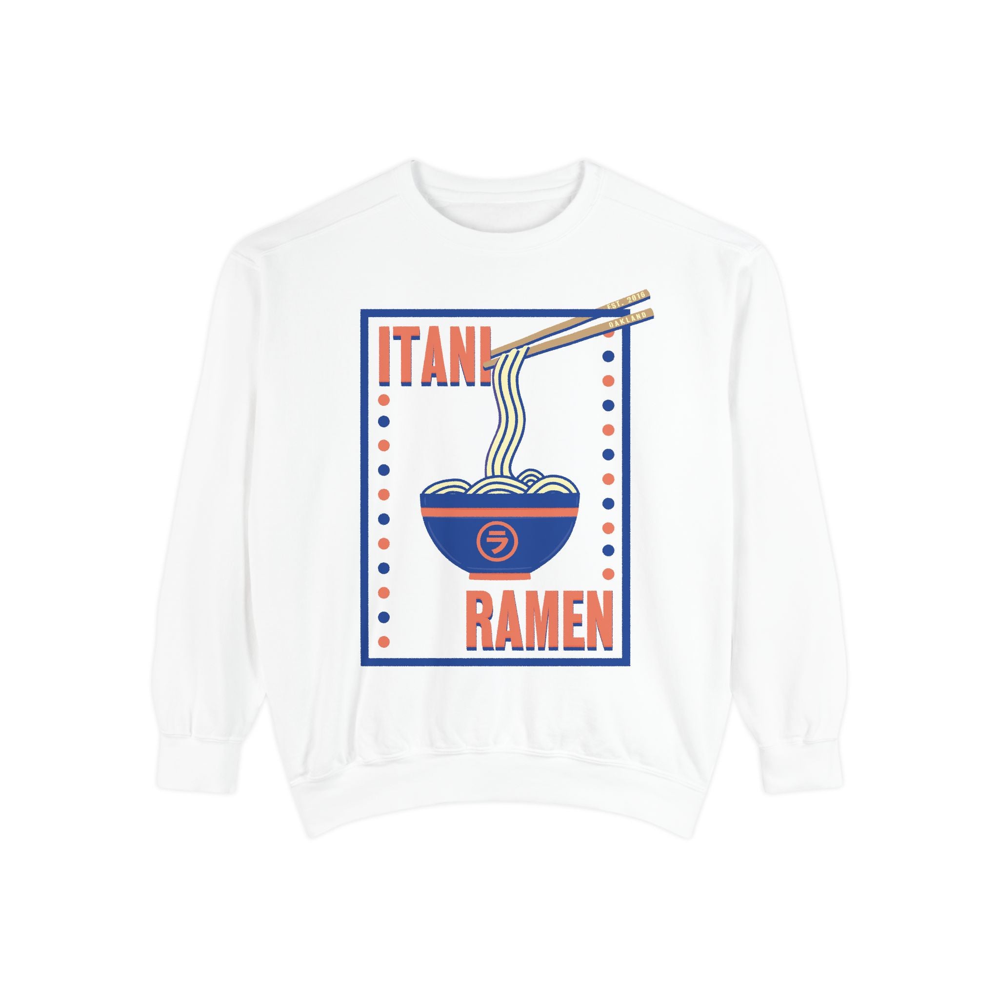 Retro Ramen Bowl Itani Ramen Crewneck Sweatshirt
