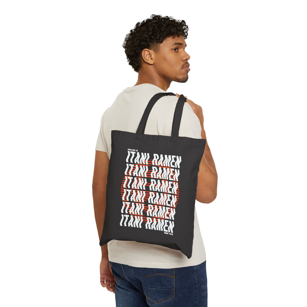 Wavy Daze Itani Ramen Cotton Canvas Tote Bag