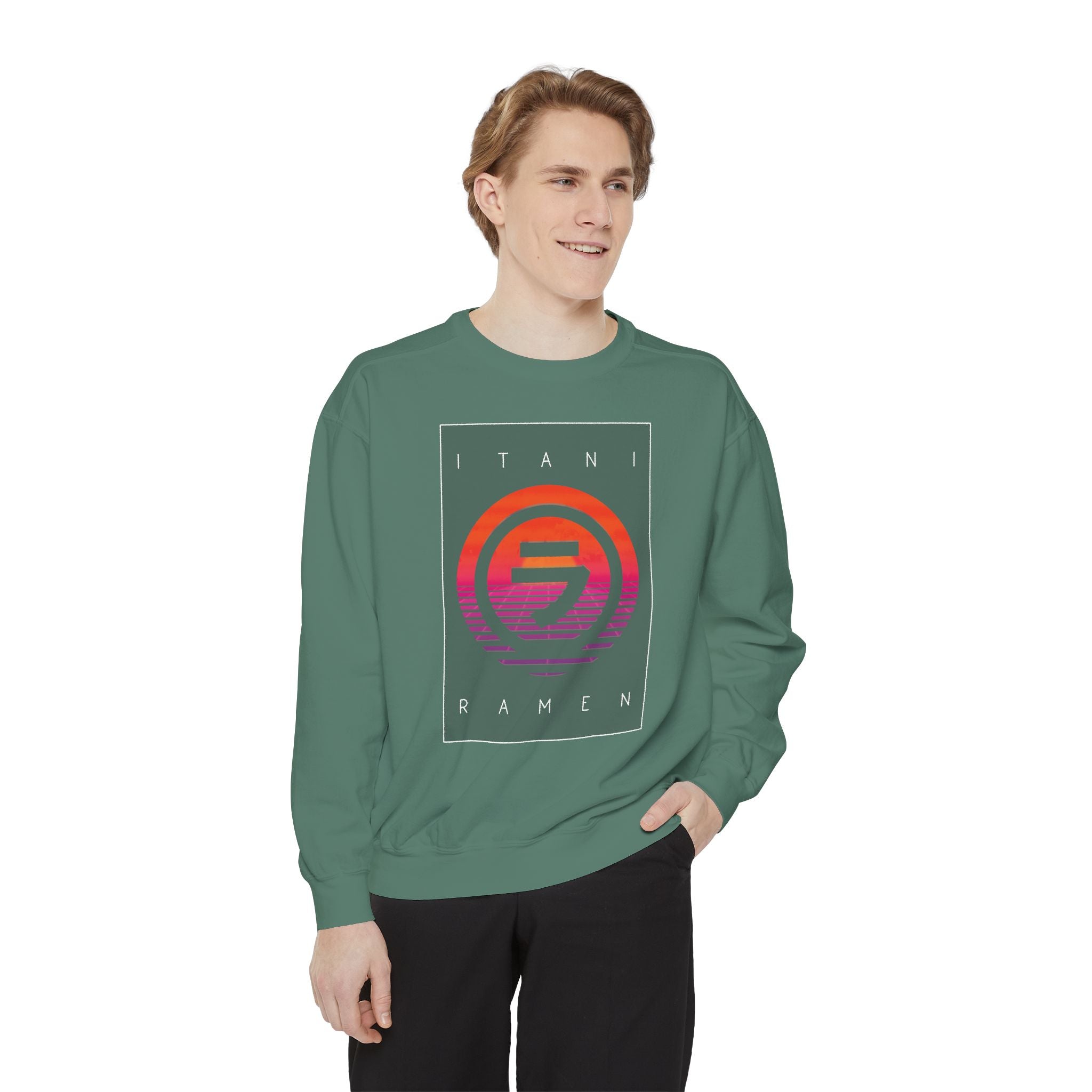 Sunset.wav Itani Ramen Crewneck Sweatshirt