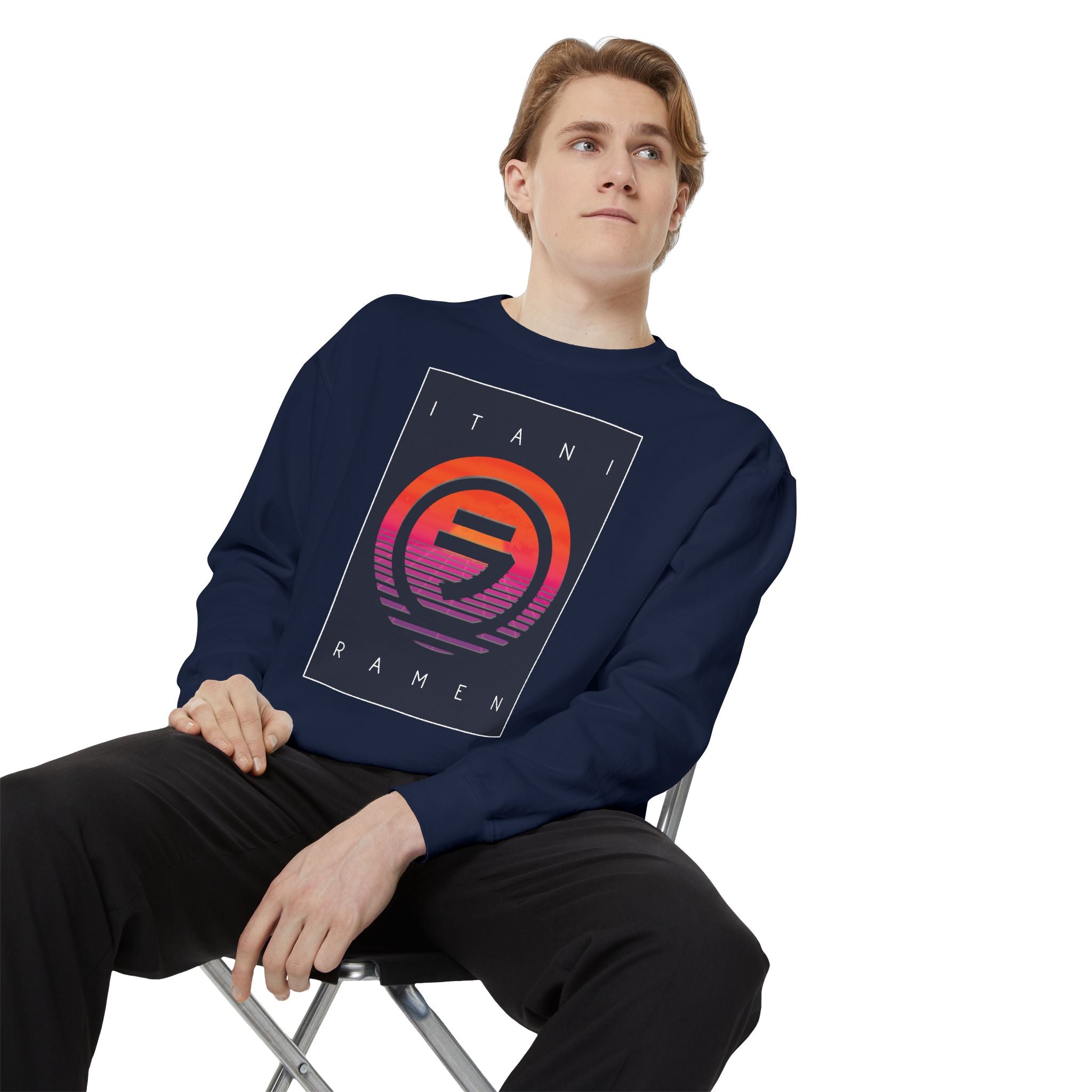 Sunset.wav Itani Ramen Crewneck Sweatshirt