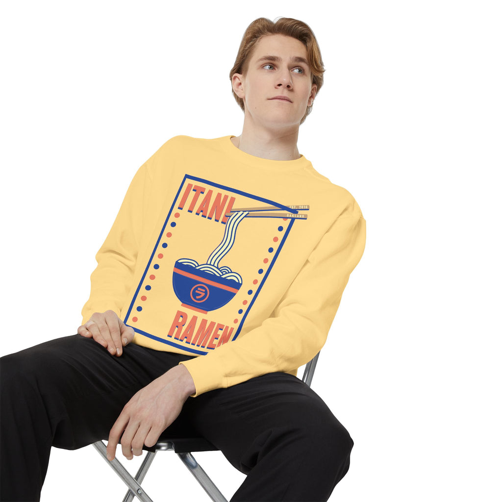 Retro Ramen Bowl Itani Ramen Crewneck Sweatshirt