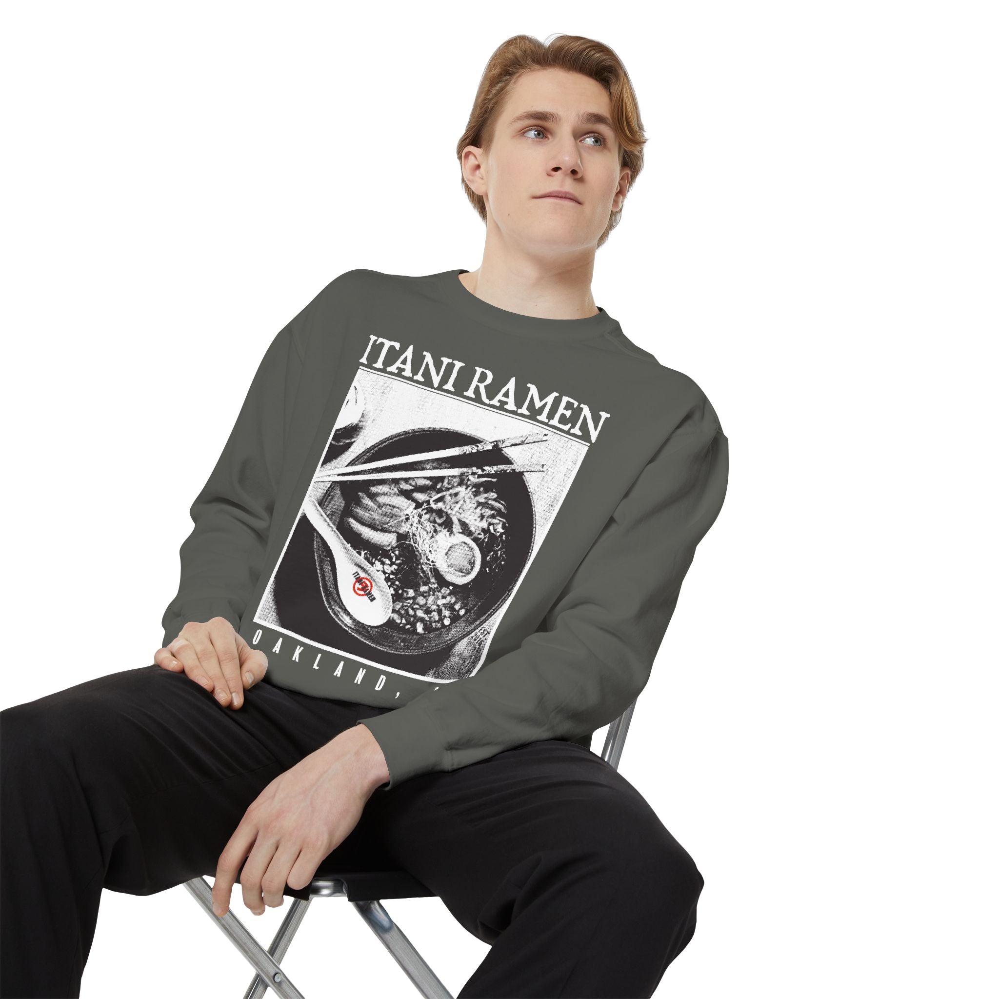 Half Tone Bowl Itani Ramen Crewneck Sweatshirt