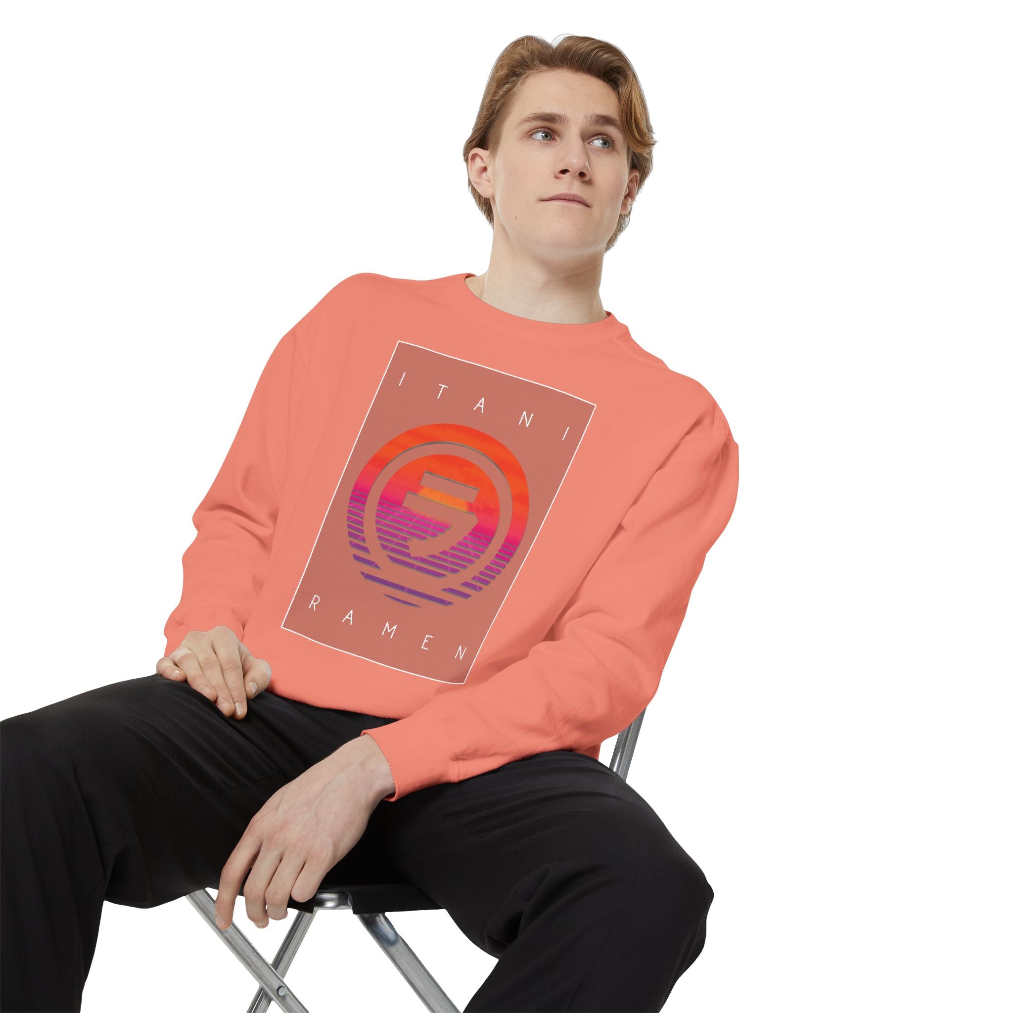 Sunset.wav Itani Ramen Crewneck Sweatshirt