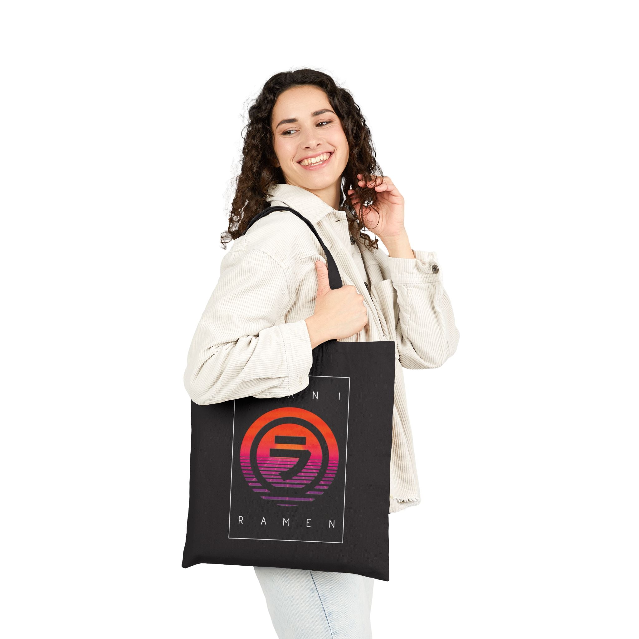 Sunset.Wav Itani Ramen Cotton Canvas Tote Bag