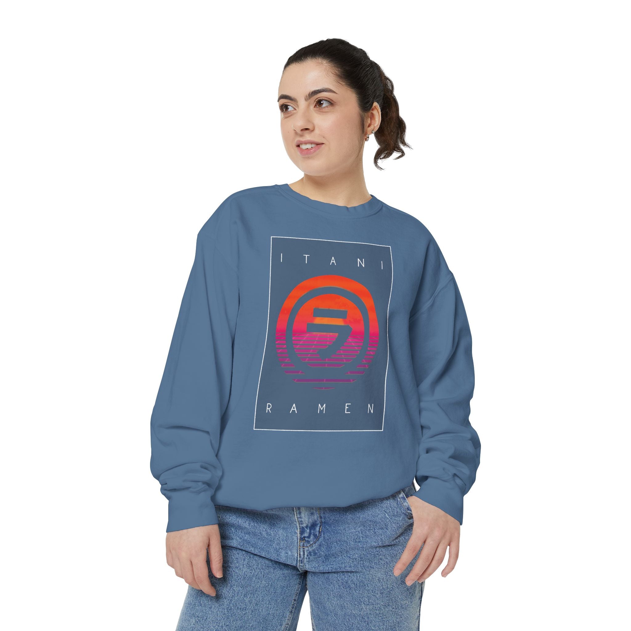 Sunset.wav Itani Ramen Crewneck Sweatshirt