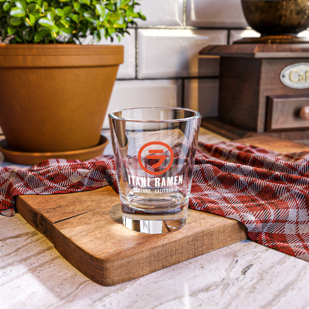 Itani Ramen Classic Logo Shot Glass 1.5 oz