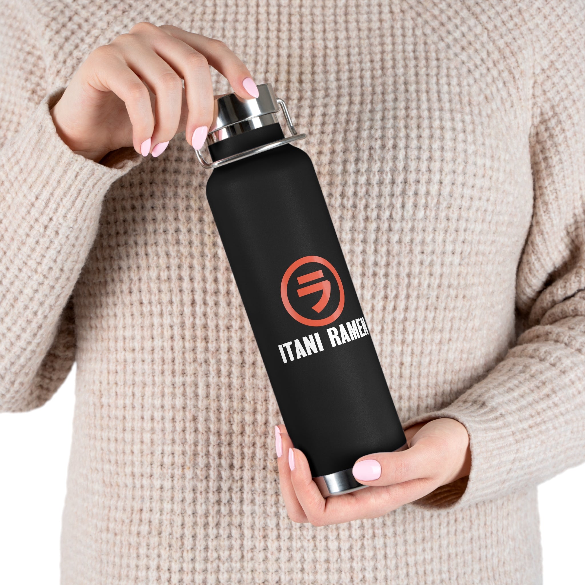 Itani Ramen Classic Logo Stainless 22oz Insulated Bottle